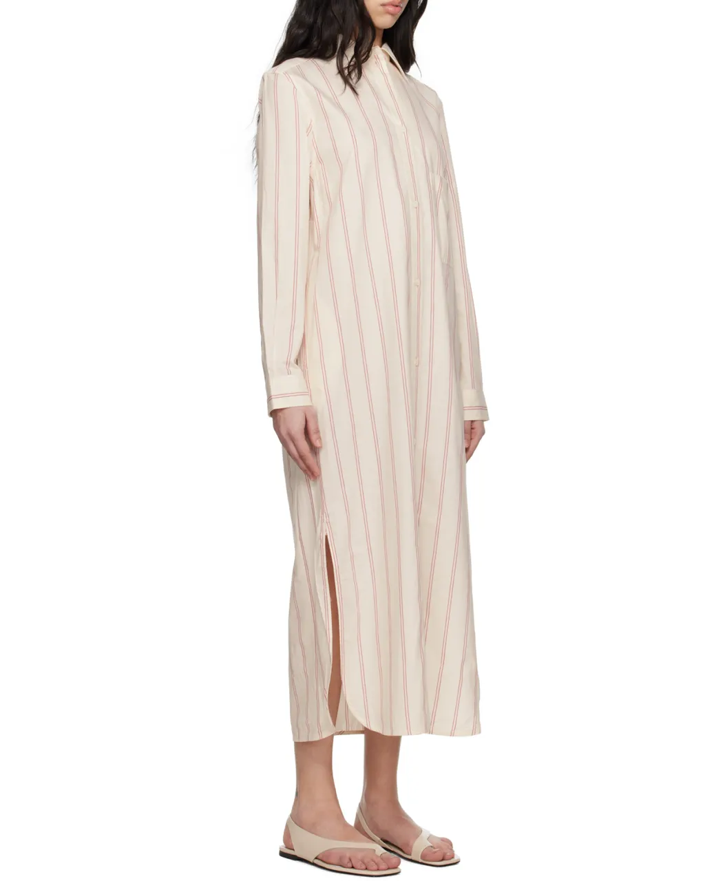 TotÊMe Striped Buttoned Dress