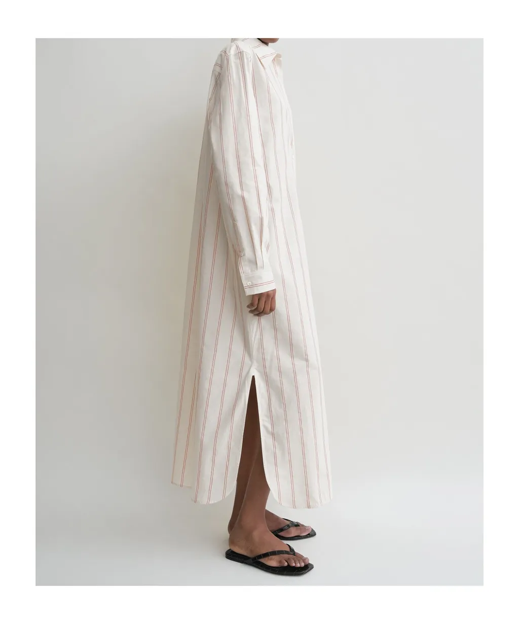 TotÊMe Striped Buttoned Dress