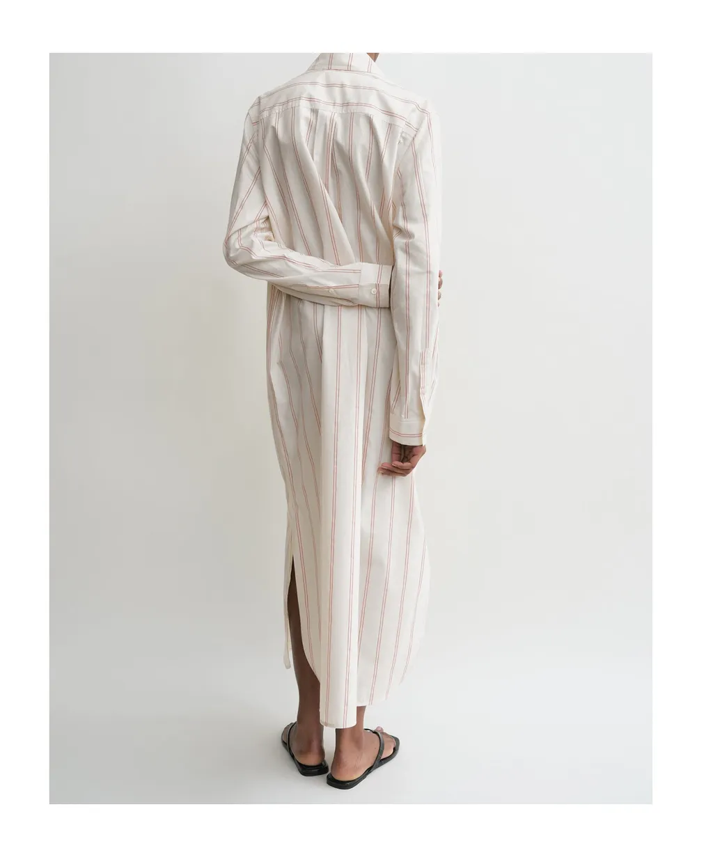 TotÊMe Striped Buttoned Dress