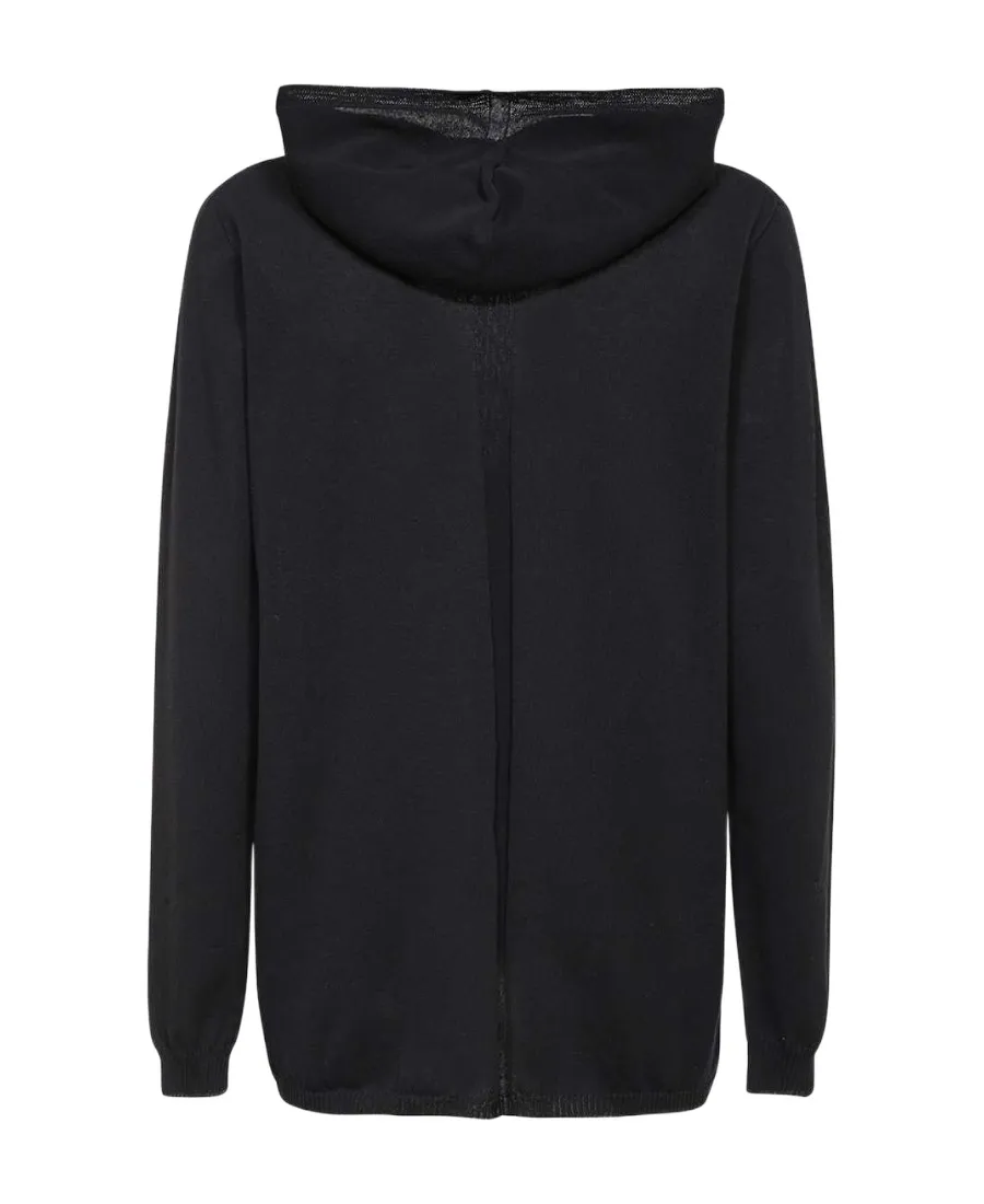 Organic-Cotton Fine-Knit Hoodie