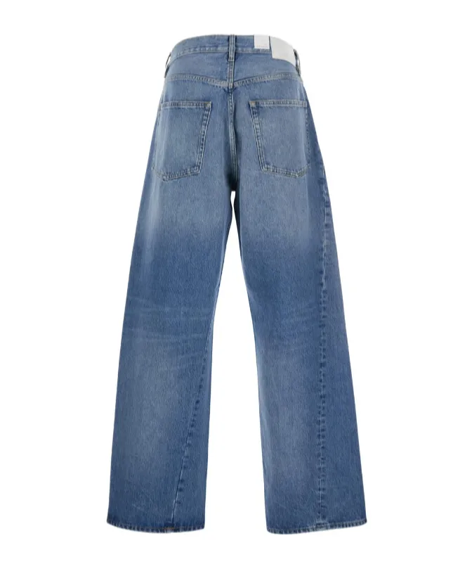 Sunflower Five Pocket Jeans With Back Logo Patch