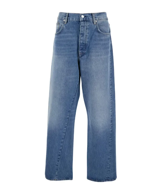 Sunflower Five Pocket Jeans With Back Logo Patch