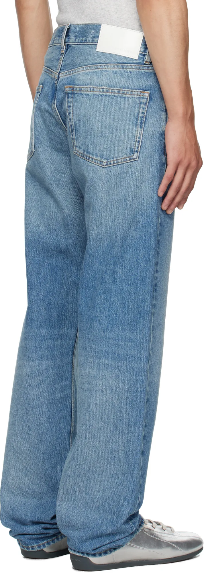 Sunflower Five Pocket Jeans With Back Logo Patch