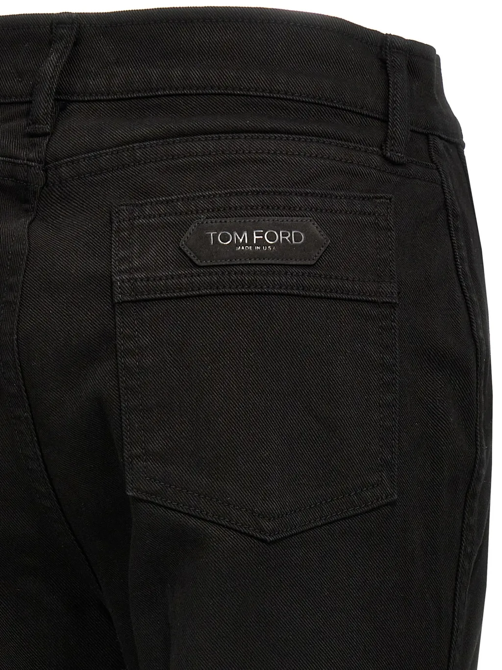 Tom Ford Logo-Patch Flared Jeans