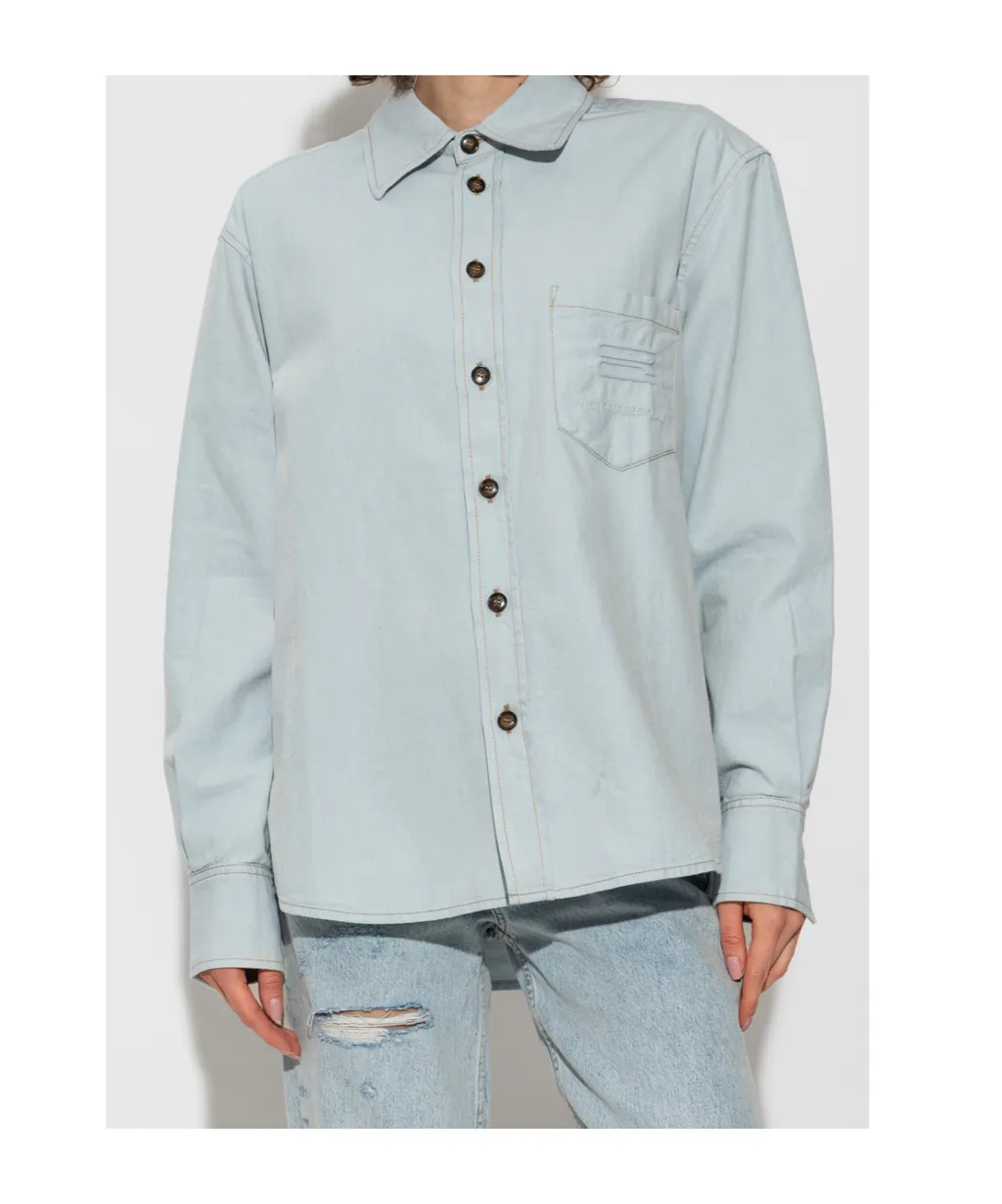 Logo-Embossed Shirt