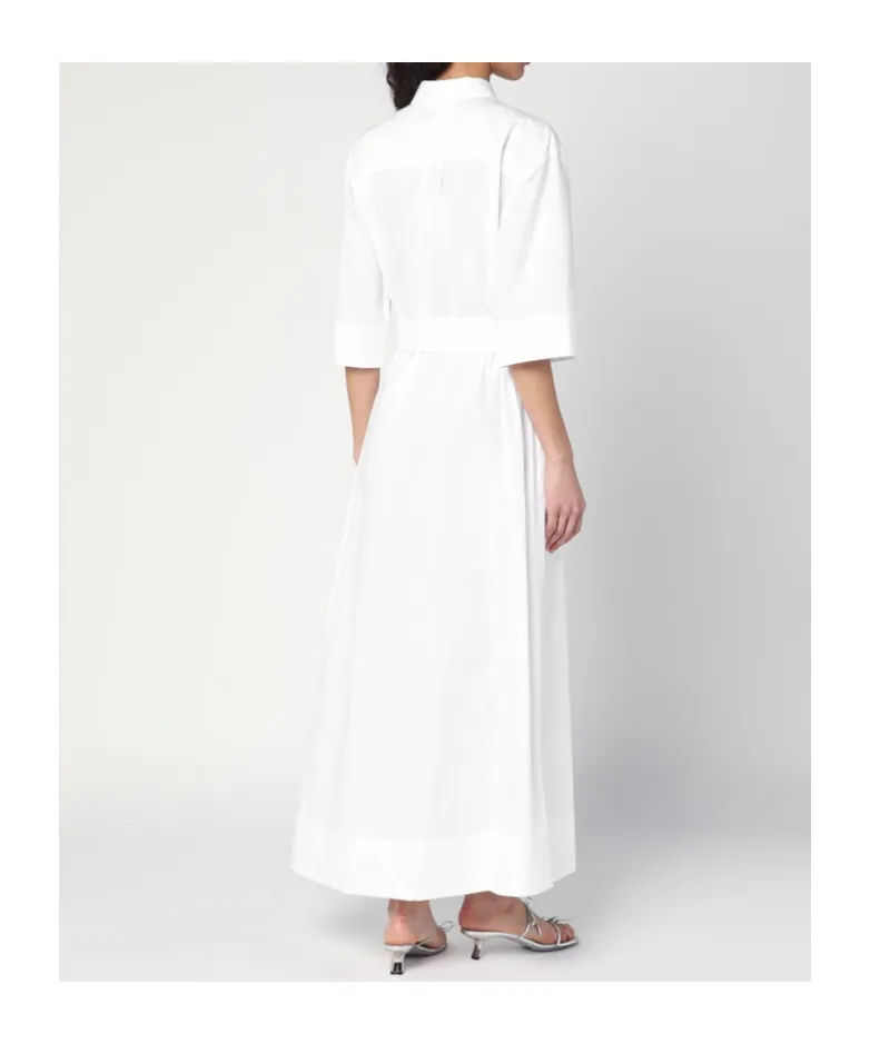 White Shirt Dress With Belt