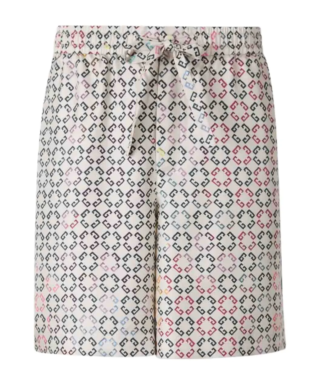 Givenchy Logo Printed Drawstring Bermuda Shorts