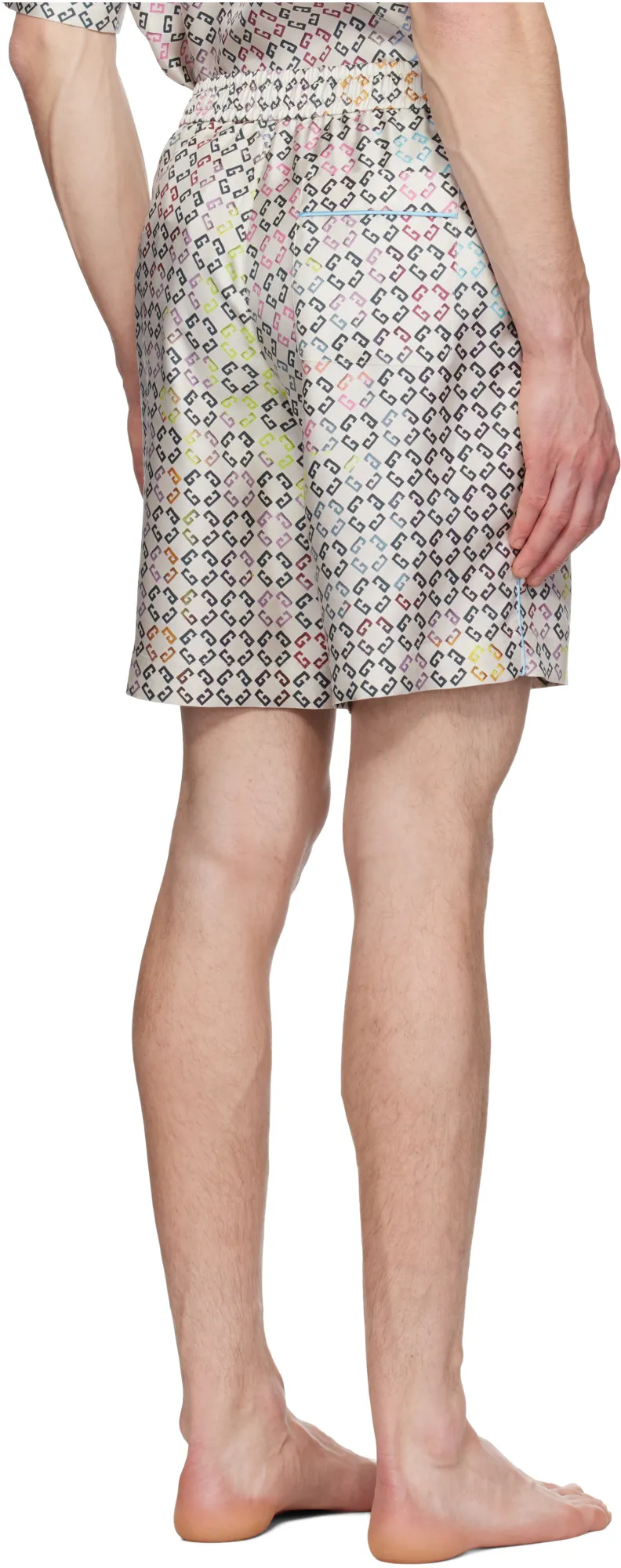 Givenchy Logo Printed Drawstring Bermuda Shorts