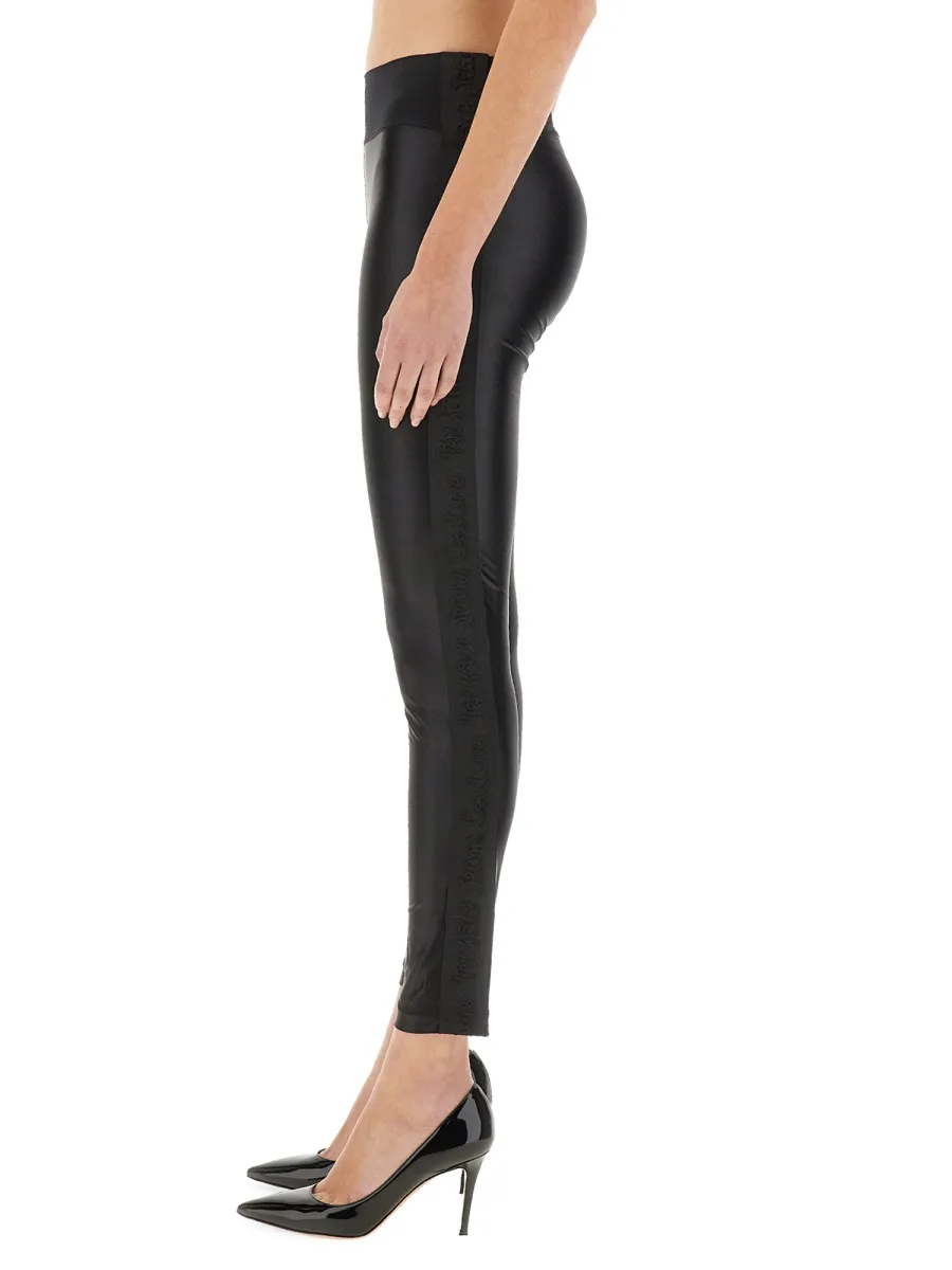 Versace Jeans Couture Logo Brand Leggings