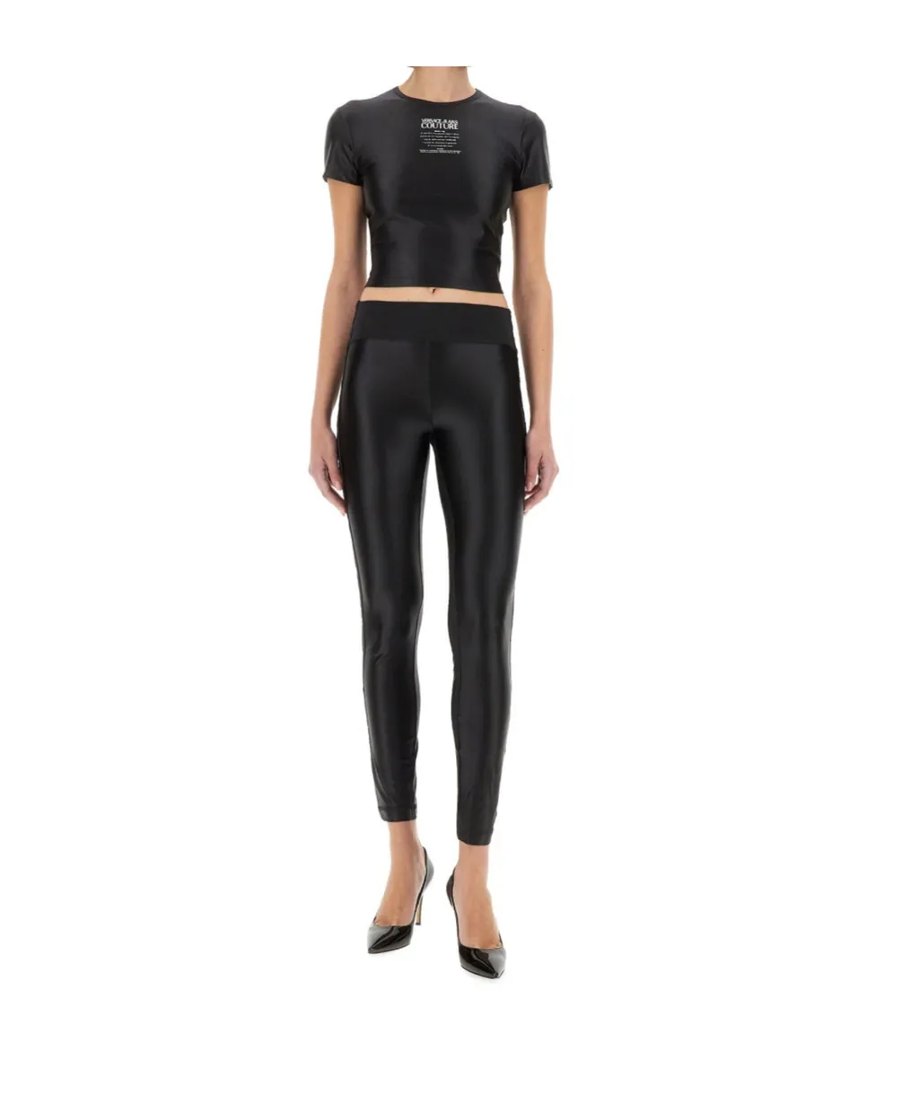 Versace Jeans Couture Logo Brand Leggings