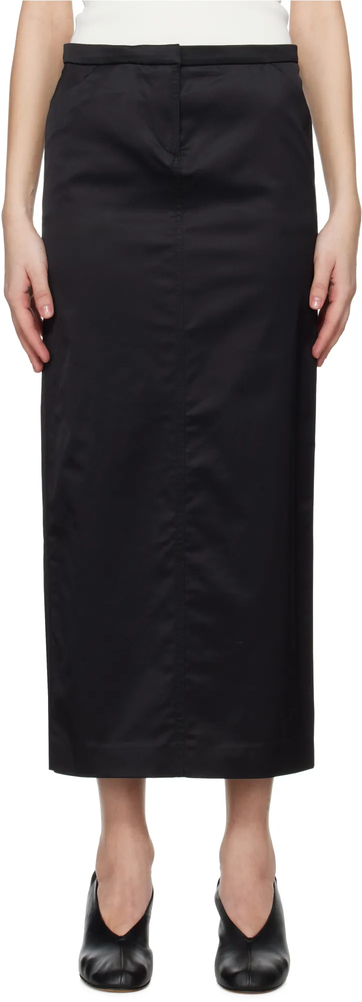 Straight Midi Skirt