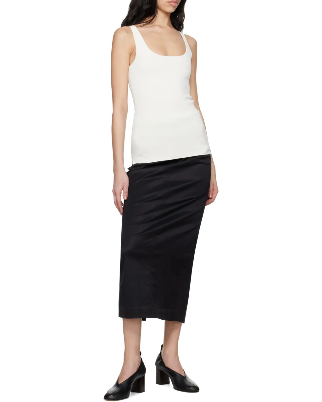 Straight Midi Skirt