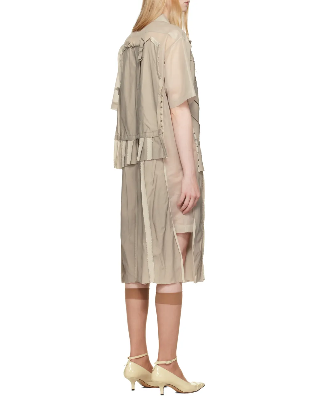 Panelled Midi Dress