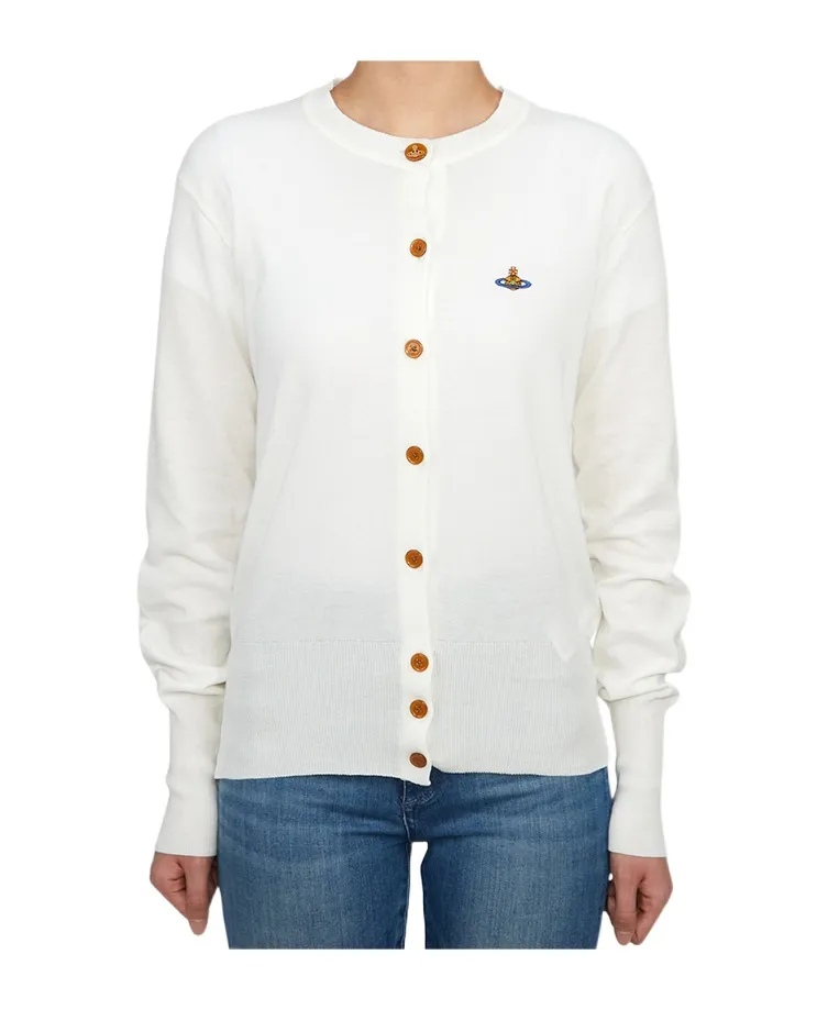Long-Sleeved Knitted Cardigan