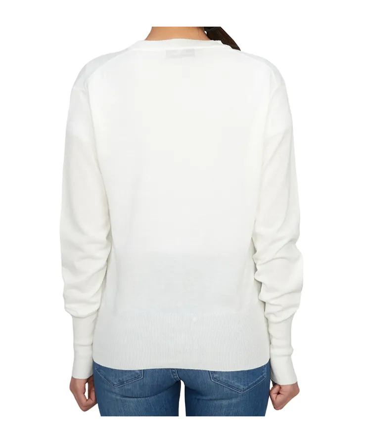 Long-Sleeved Knitted Cardigan