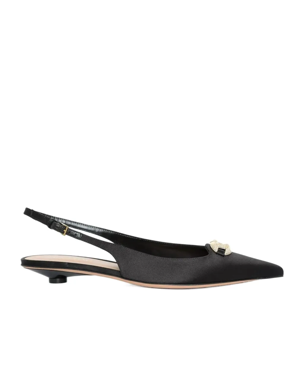 Vlogo-Signature Slingback Pumps