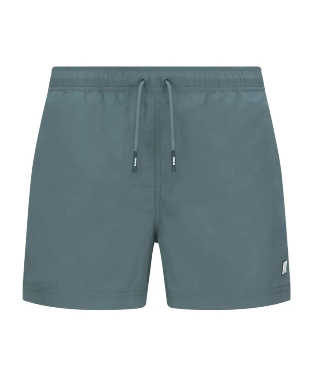 Drawstring Waist Swim Shorts