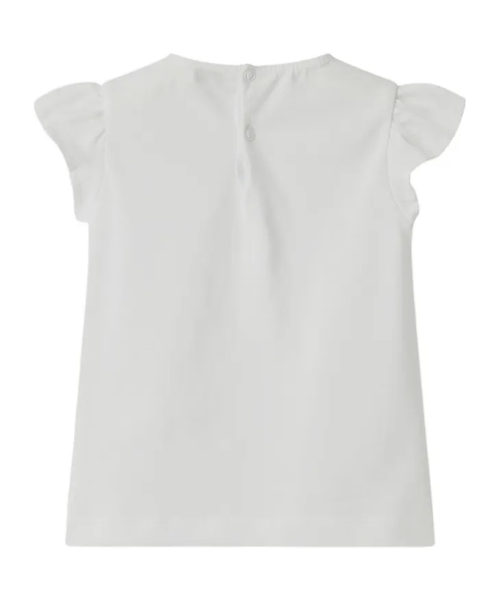 Ruffled Sleeve T-Shirt