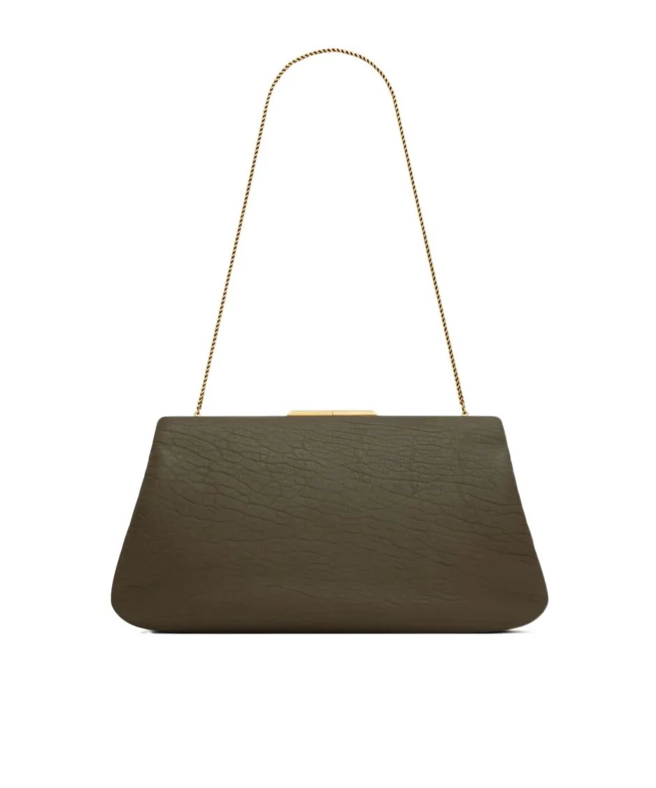 Saint Laurent Clutch Large In Lambskin
