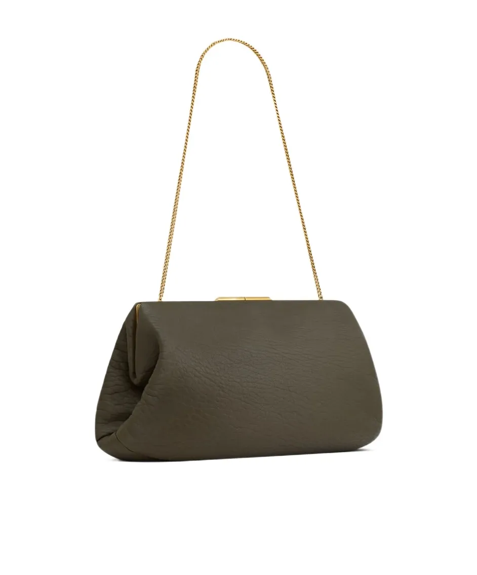 Saint Laurent Clutch Large In Lambskin