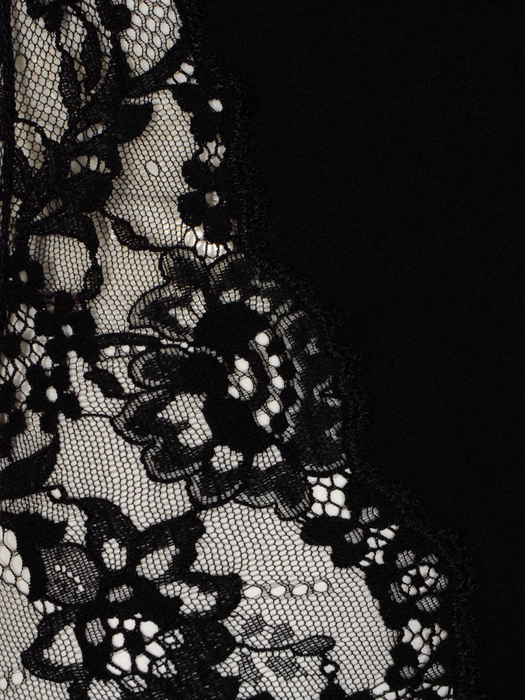 Lace-Trimmed Bodysuit