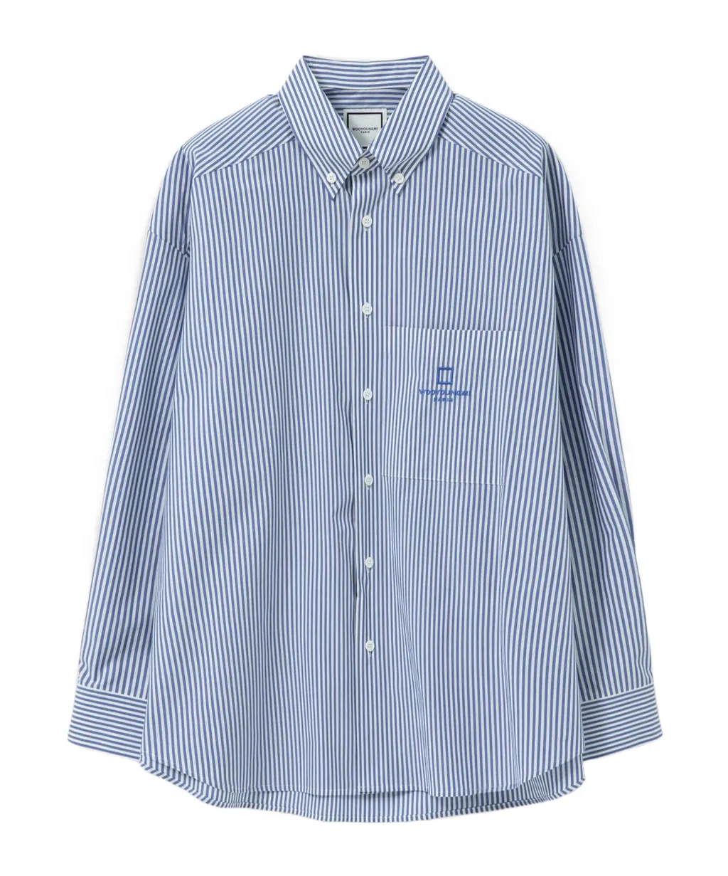 Striped Button-Down Shirt