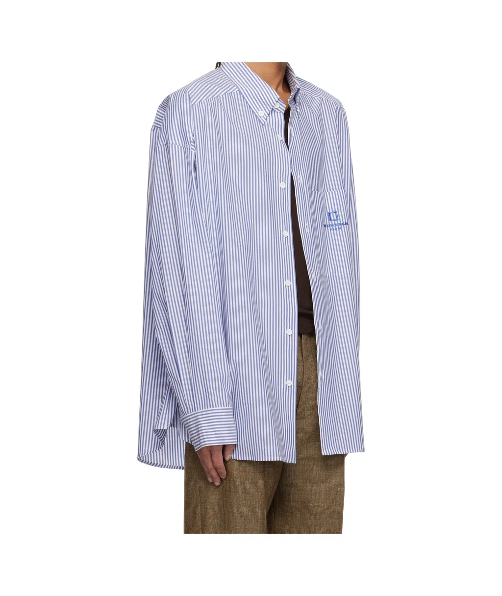 Striped Button-Down Shirt