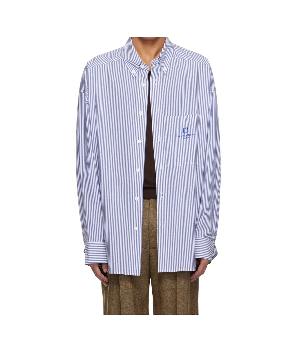 Striped Button-Down Shirt