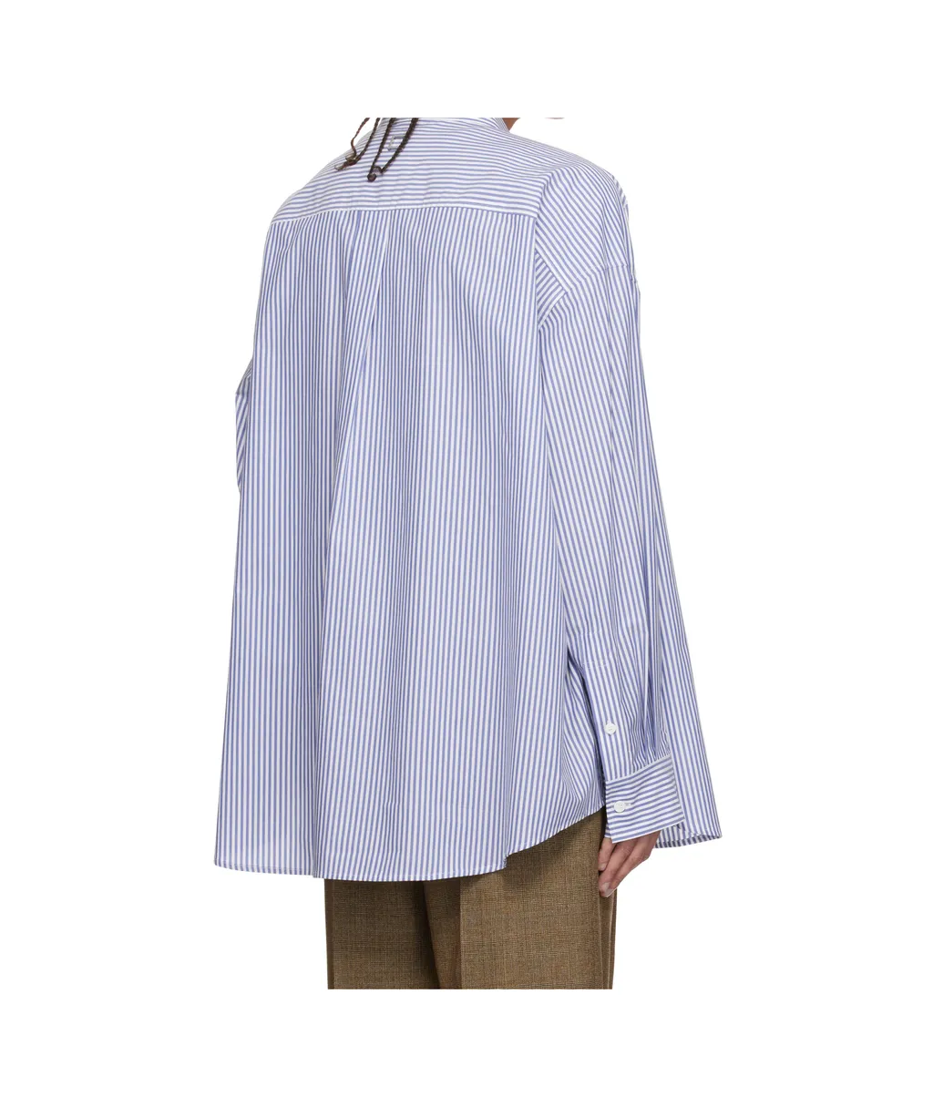Striped Button-Down Shirt