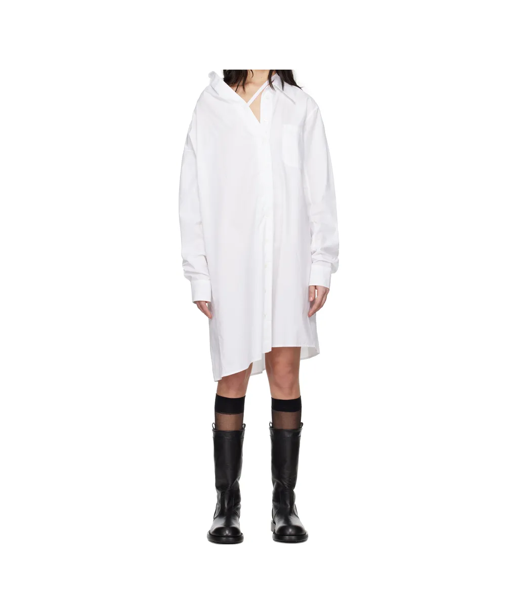 Halina Dropped Shoulder Shirt Minidress