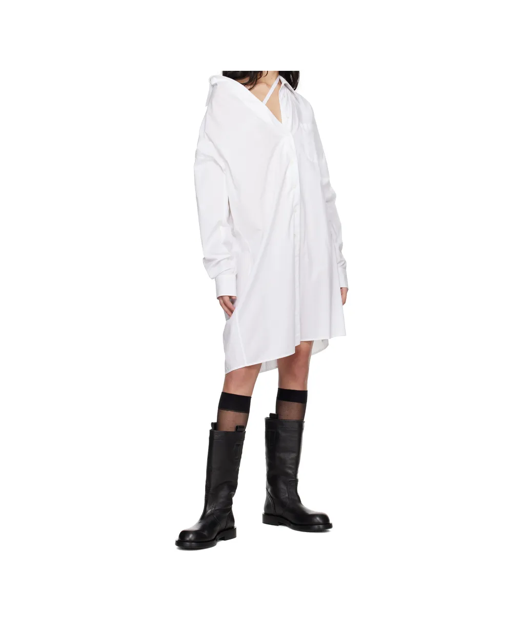 Halina Dropped Shoulder Shirt Minidress