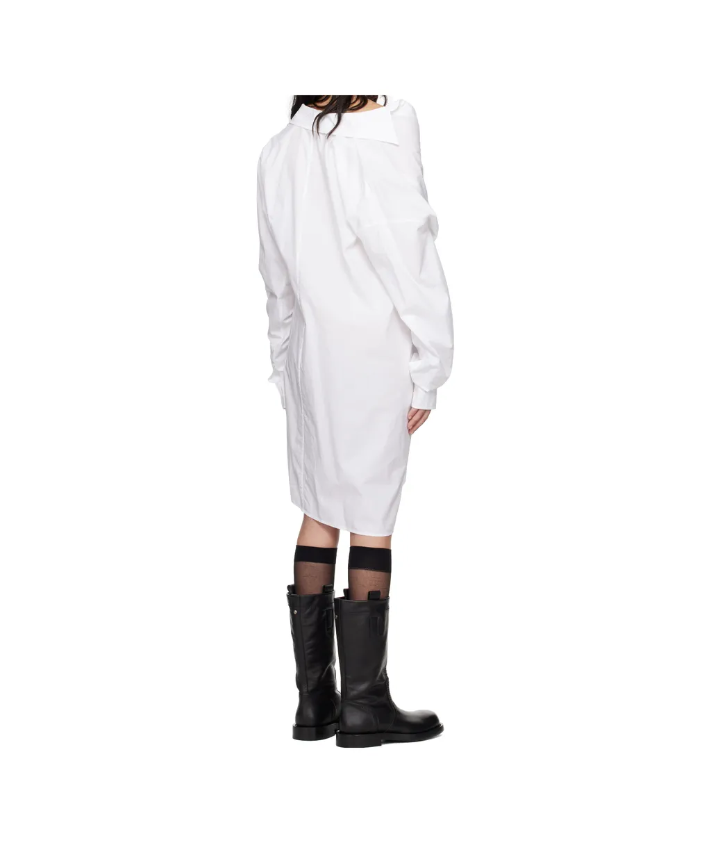 Halina Dropped Shoulder Shirt Minidress