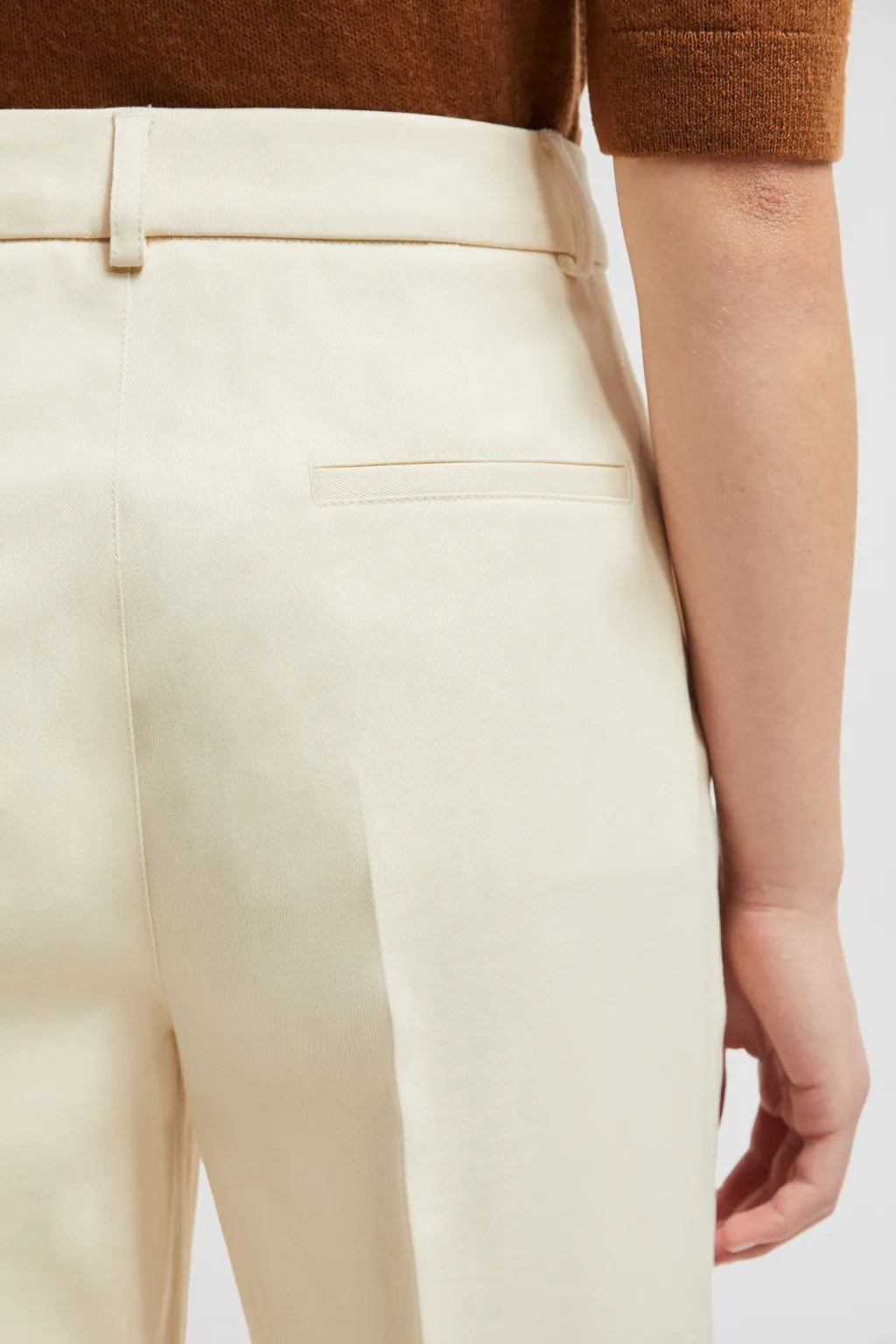 Tailored Cotton Gabardine Pants