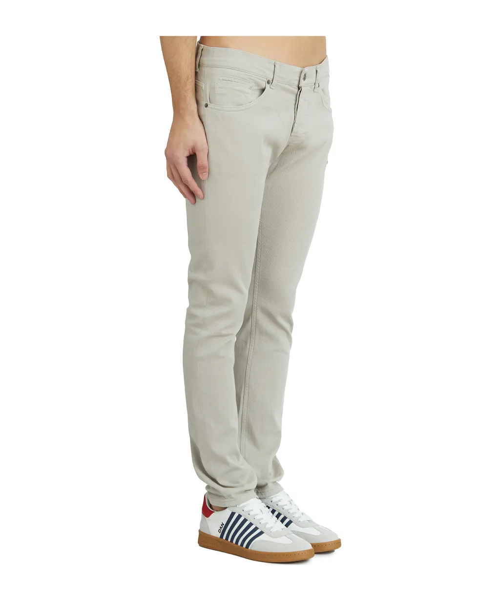 Denim Trousers With Belt Loops