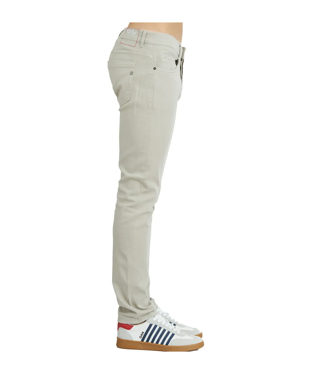 Denim Trousers With Belt Loops