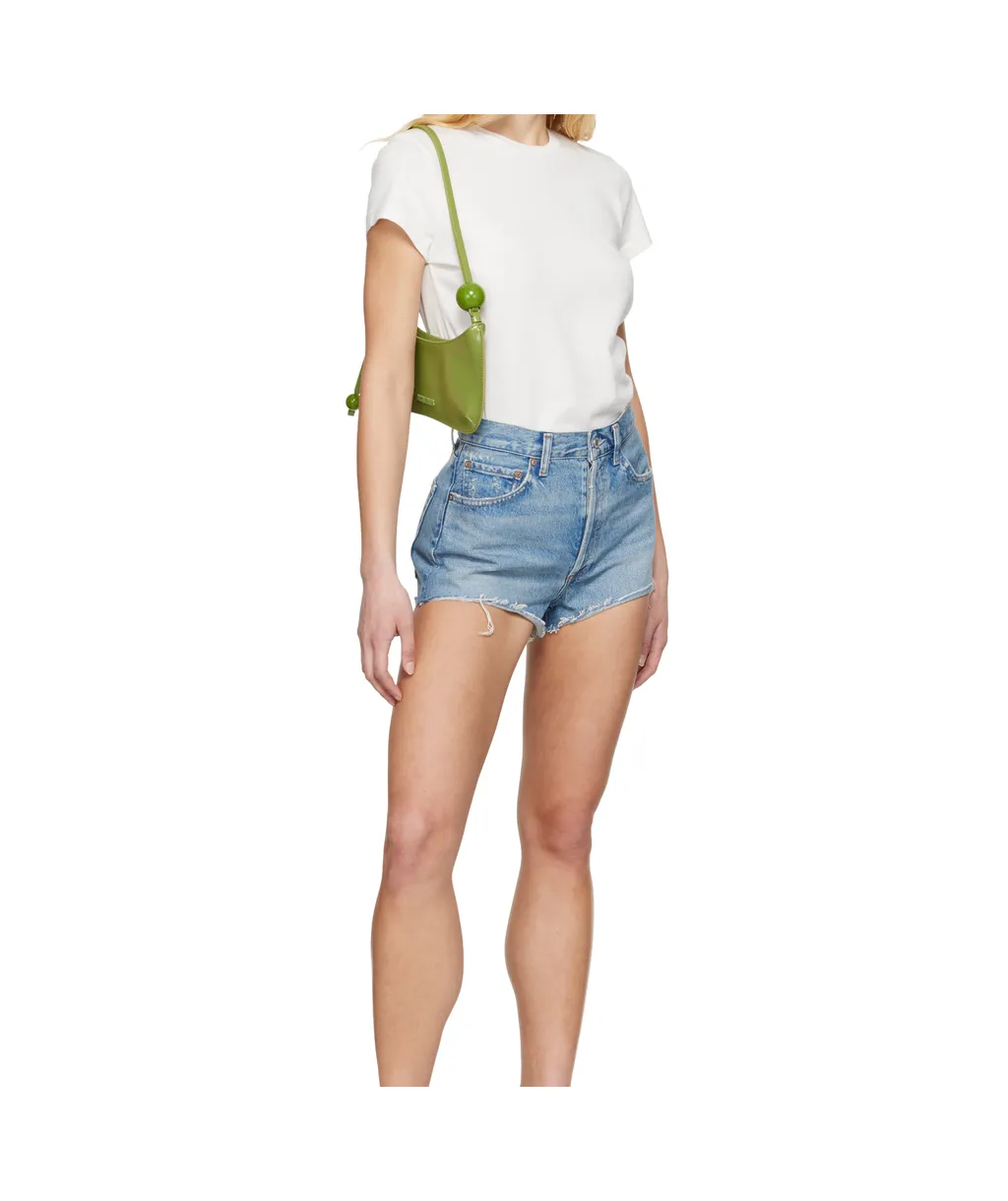 Frayed Denim Shorts
