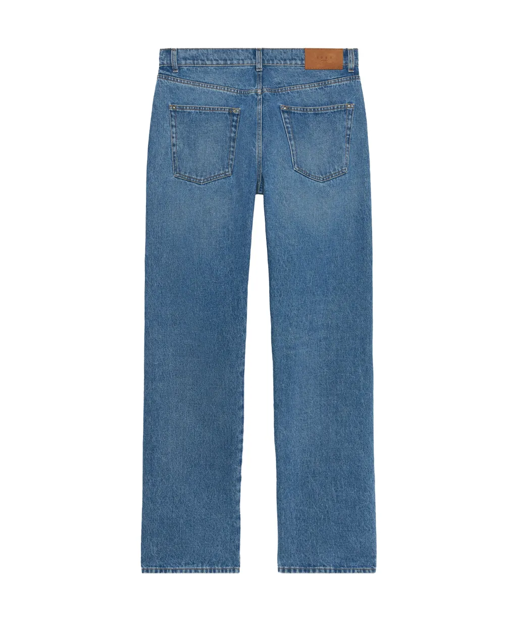 1989 Studio Distressed Straight-Leg Jeans
