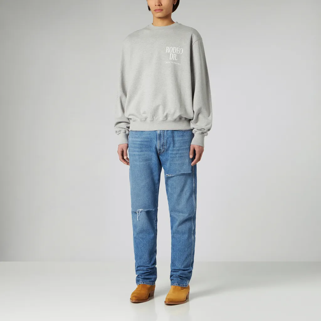 1989 Studio Distressed Straight-Leg Jeans