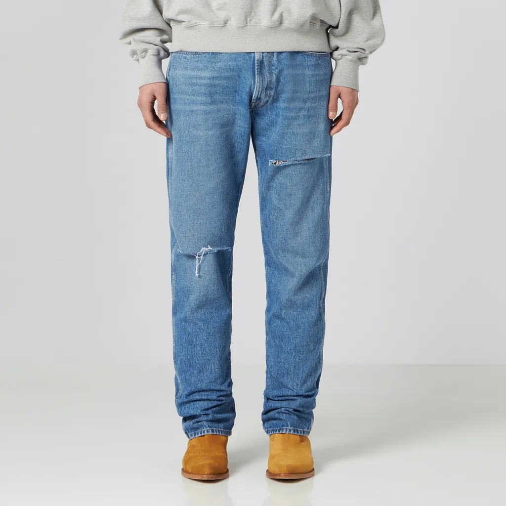 1989 Studio Distressed Straight-Leg Jeans