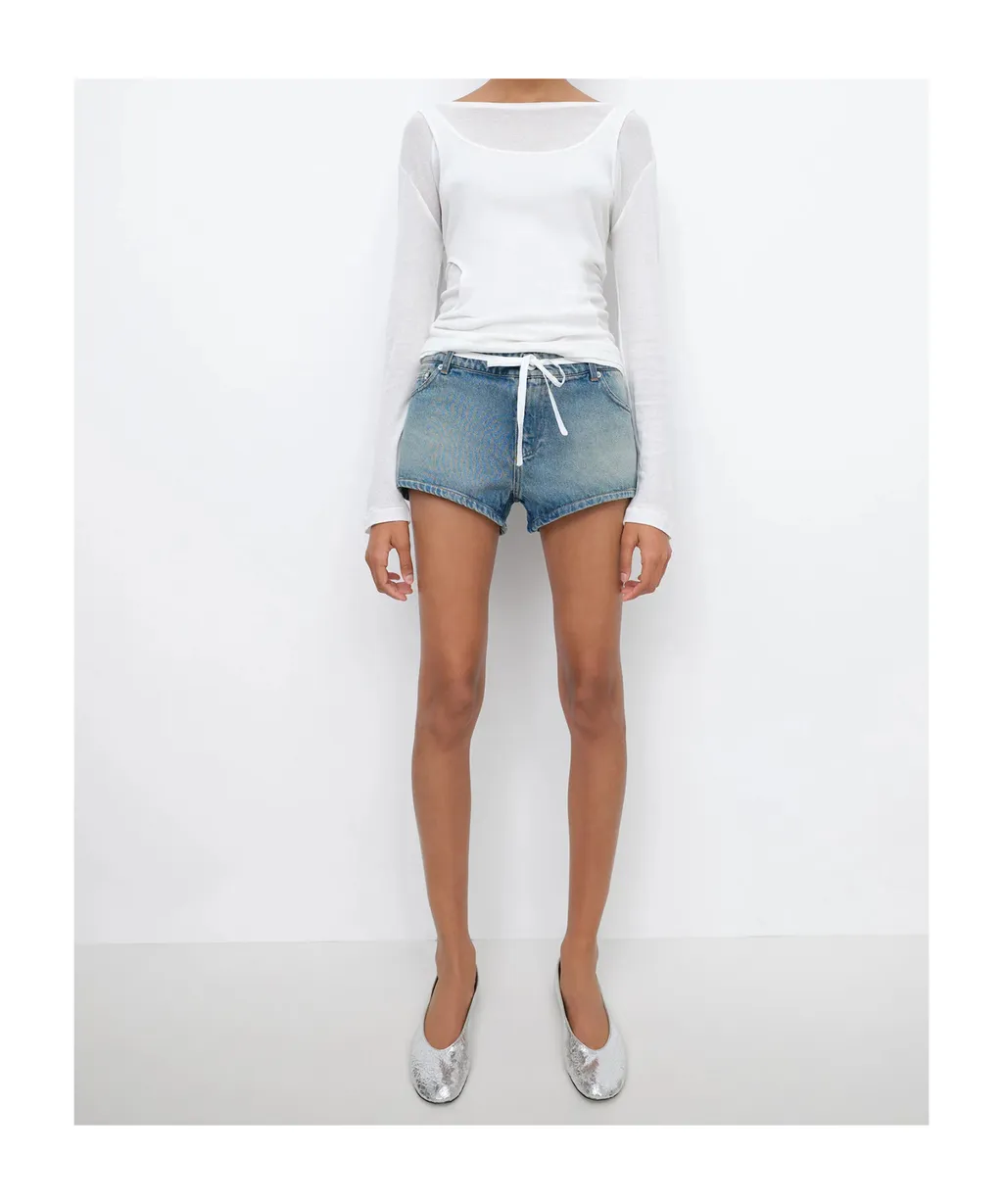 Gimaguas Lazo Denim Shorts