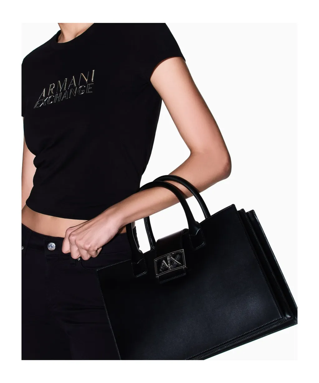 Logo-Plaque Tote Bag