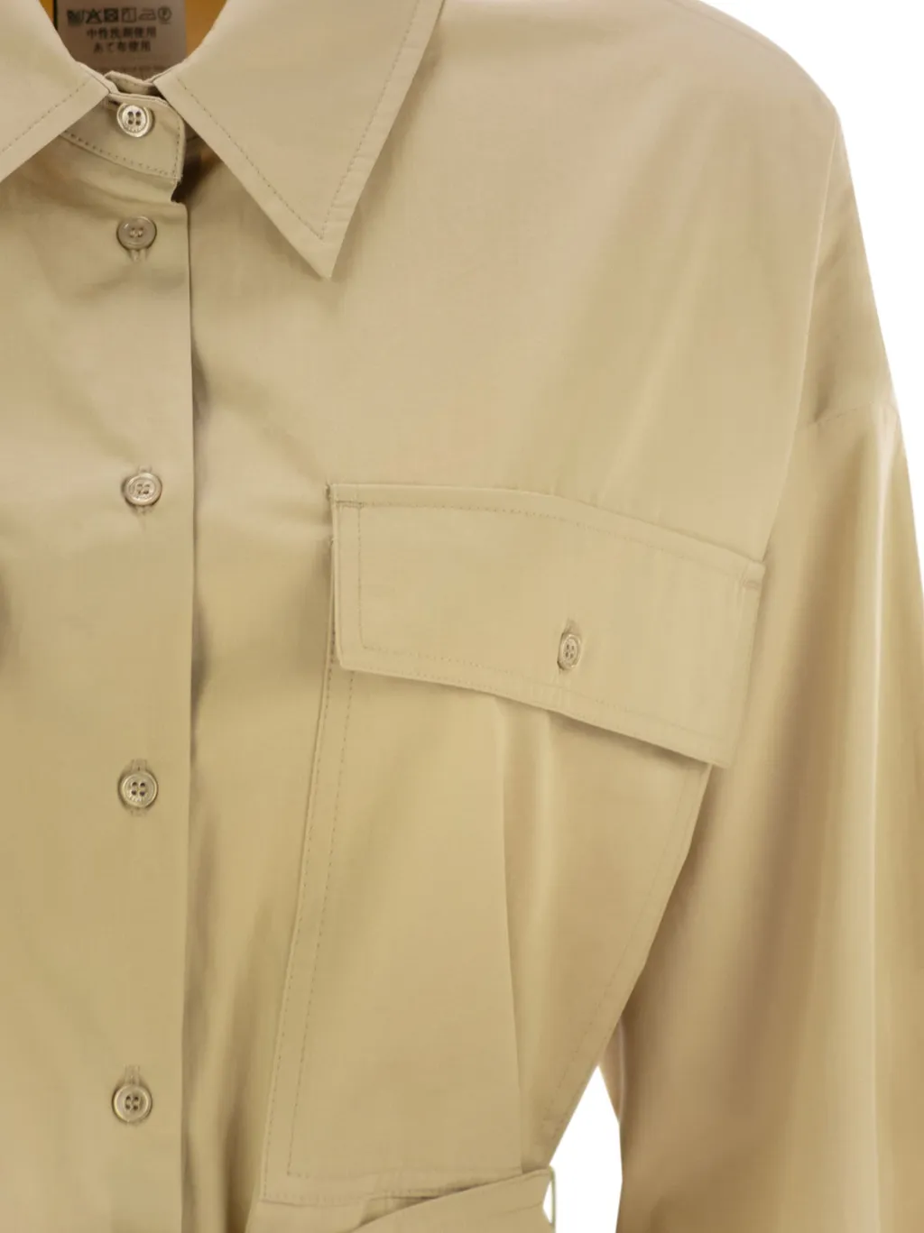 Weekend Max Mara Balocco Button Detailed Belted Dress