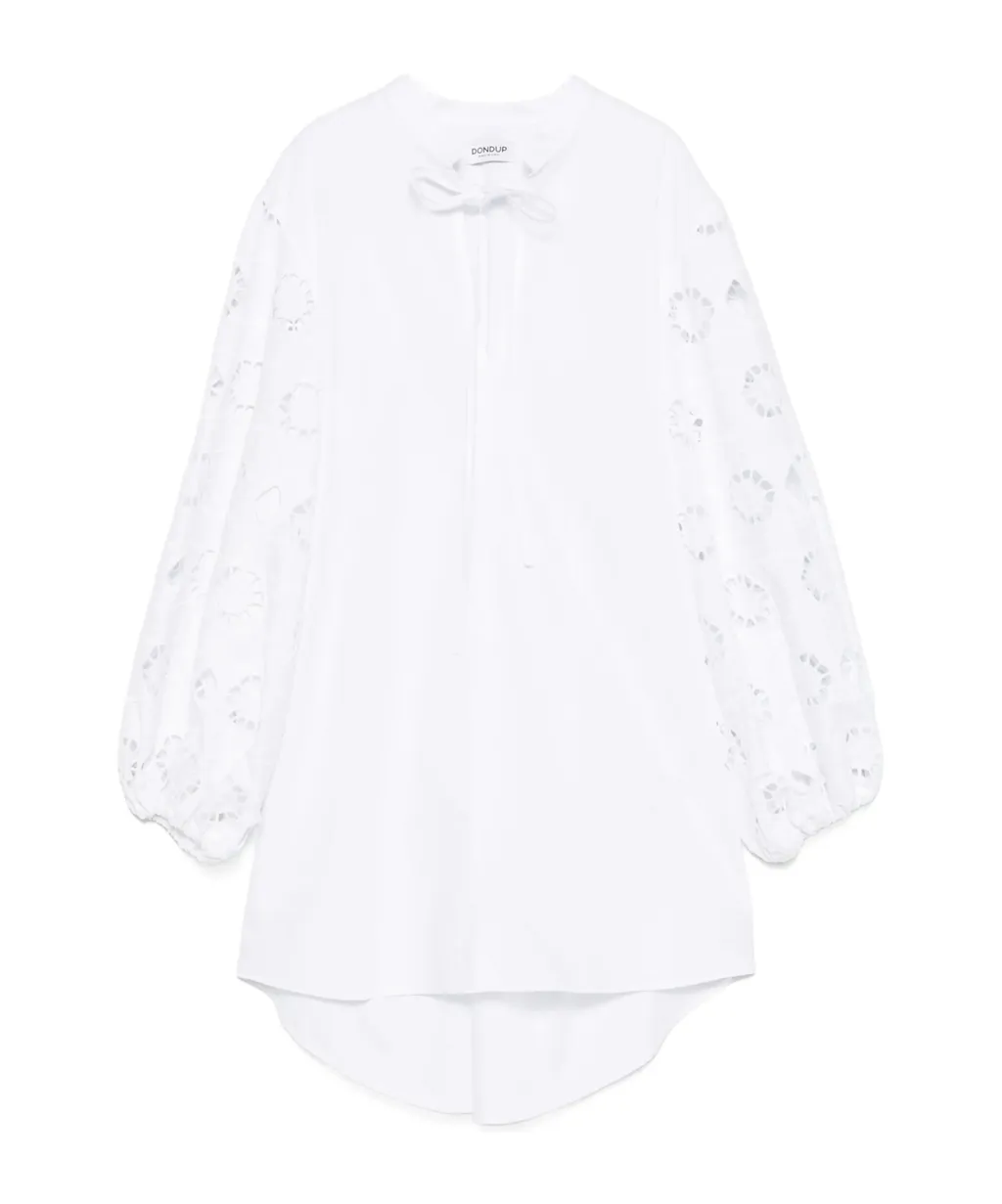 Broderie-Anglaise Mini Dress