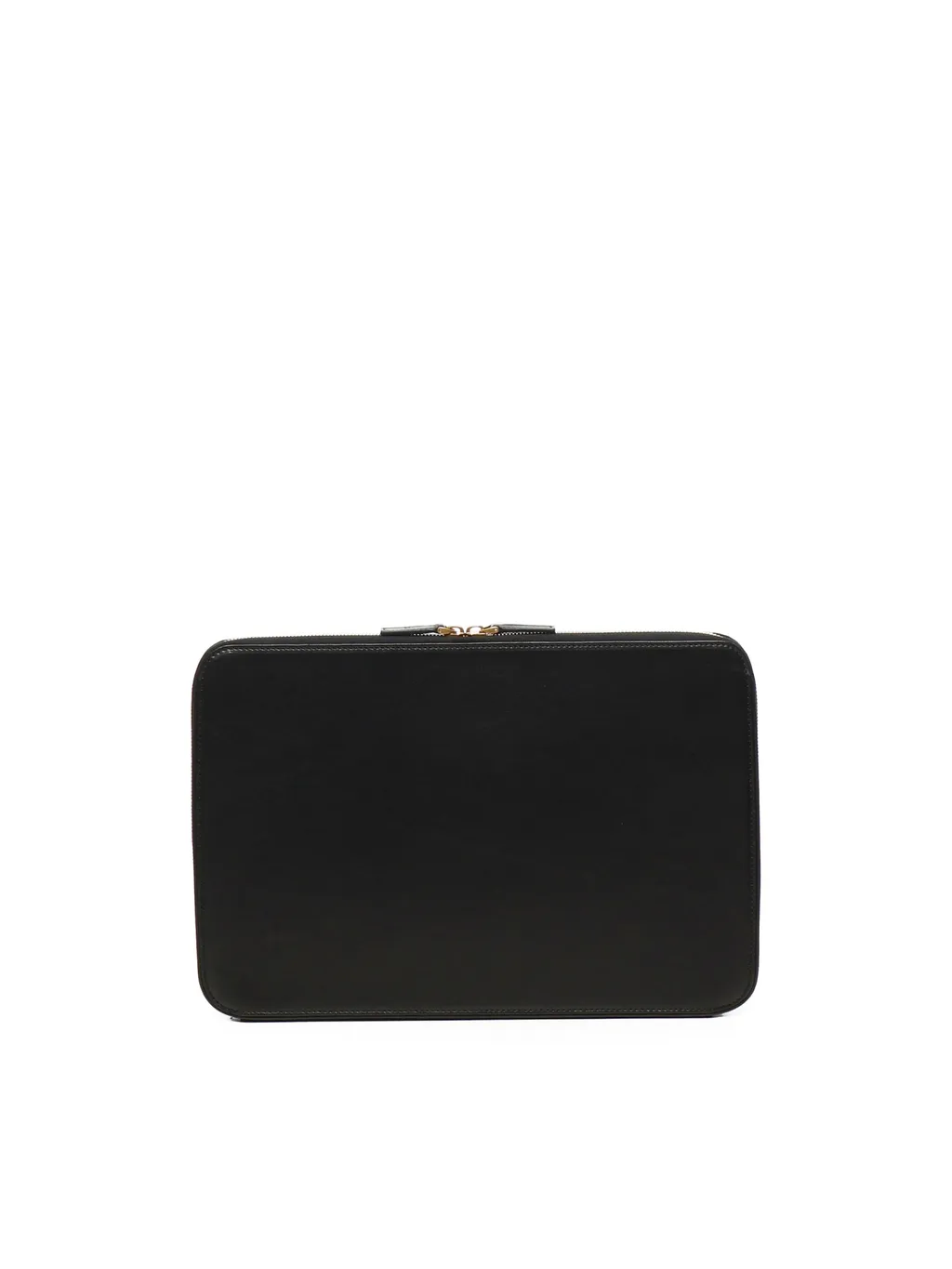 Valentino Logo Patch Zip-Up Wallet