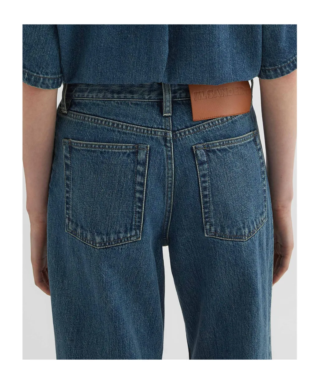 Jil Sander+ Flared Cropped Jeans