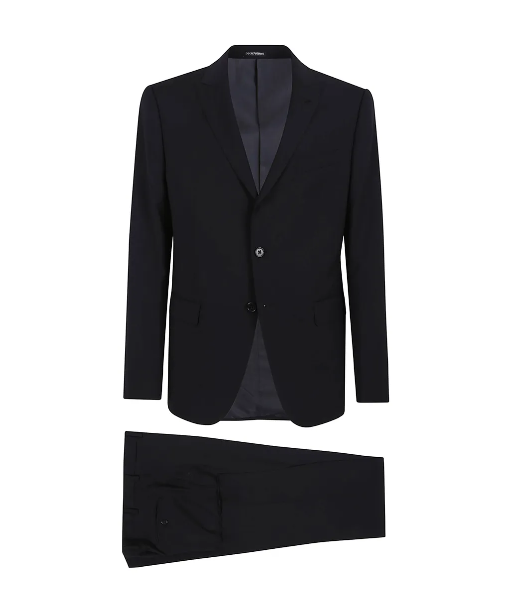 Emporio Armani Single-Breasted Tailored Suit