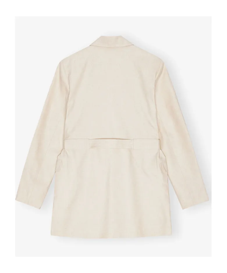 Ganni Belted Tailored Blazer
