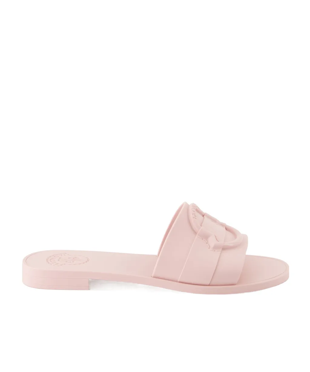 Moncler Logo Plaque Mon Slides