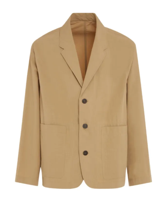 Three-Button Patch-Pocket Jacket