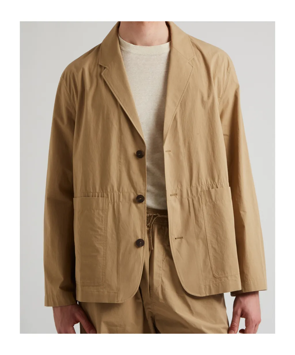 Three-Button Patch-Pocket Jacket
